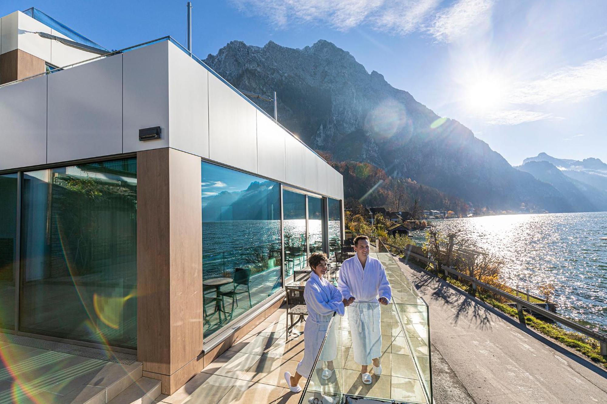 Seegasthof Hois'N Wirt - Hotel Mit Wellnessbereich Gmunden Ngoại thất bức ảnh