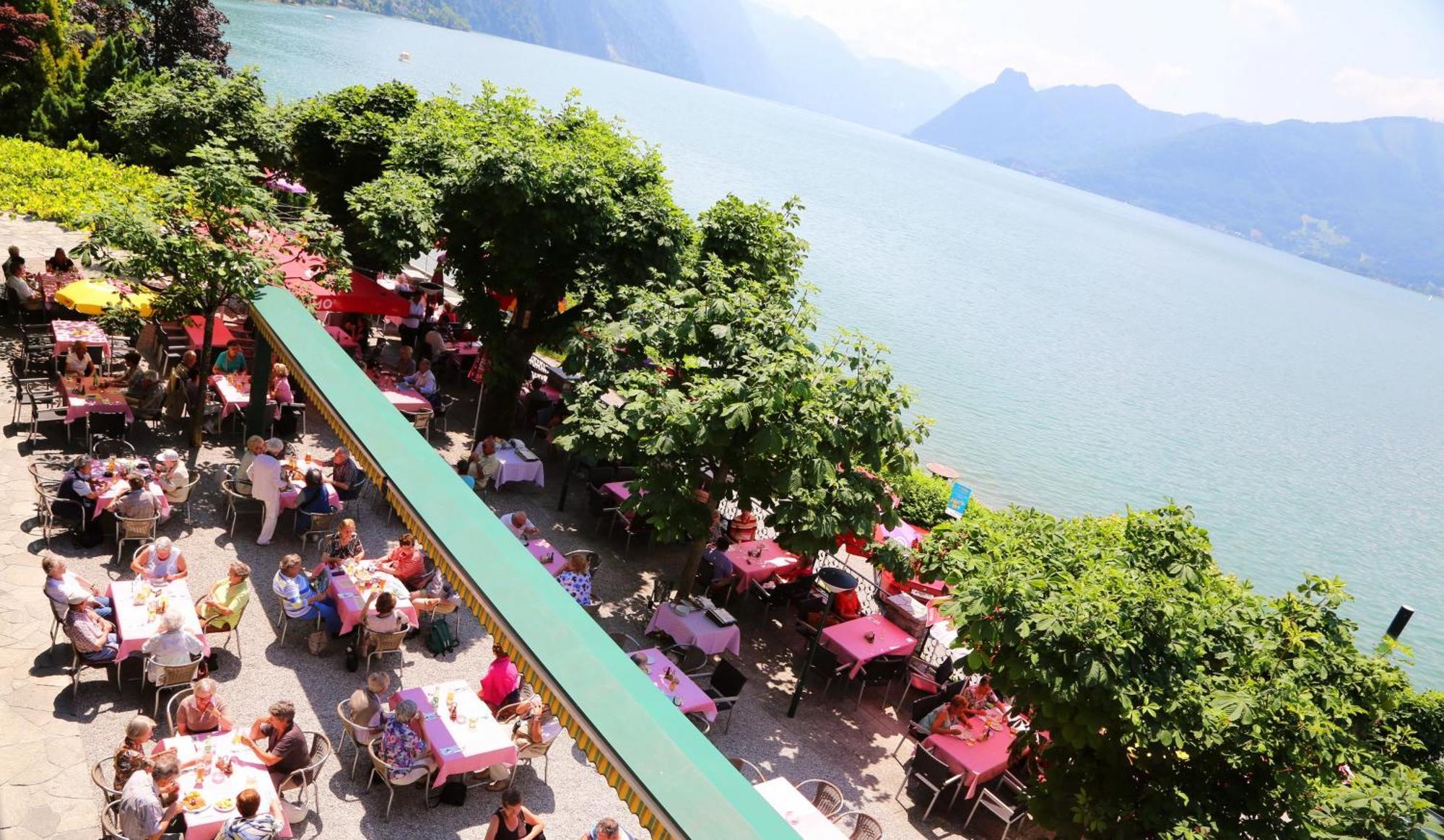 Seegasthof Hois'N Wirt - Hotel Mit Wellnessbereich Gmunden Ngoại thất bức ảnh